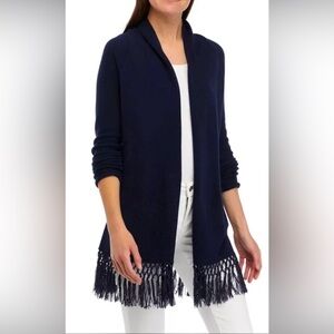 Lilly Pulitzer navy blue cardigan Xs new NWT